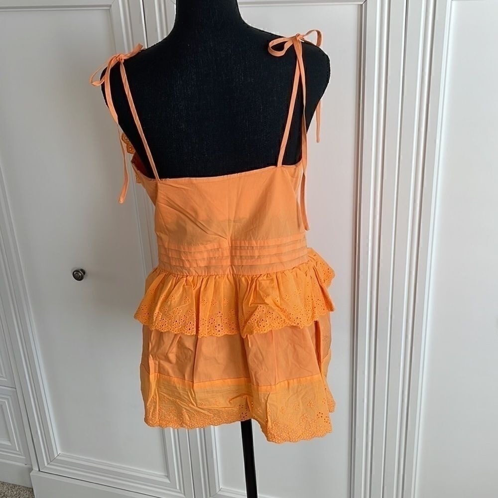 Anthropologie Cotton Eyelet‎ Tank size Medium - Picture 3 of 6